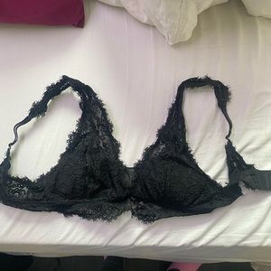 Black aerie bralette xs